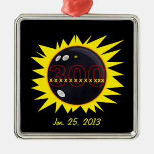 Der perfekte Game-Bowling mit 12 x Ornament Aus Metall