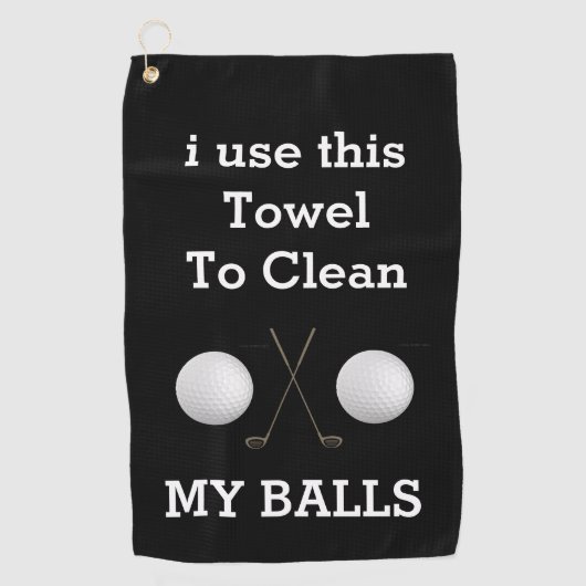 Der perfekte Golfbegleiter: Handtücher nach Maß (Vorderseite)