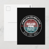Der perfekte Großvater Postkarte (Vorne/Hinten)