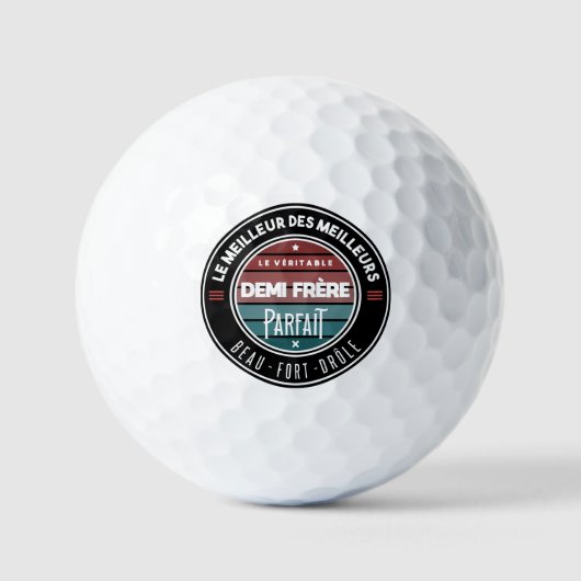 Der perfekte Halbbruder Golfball (Vorderseite)