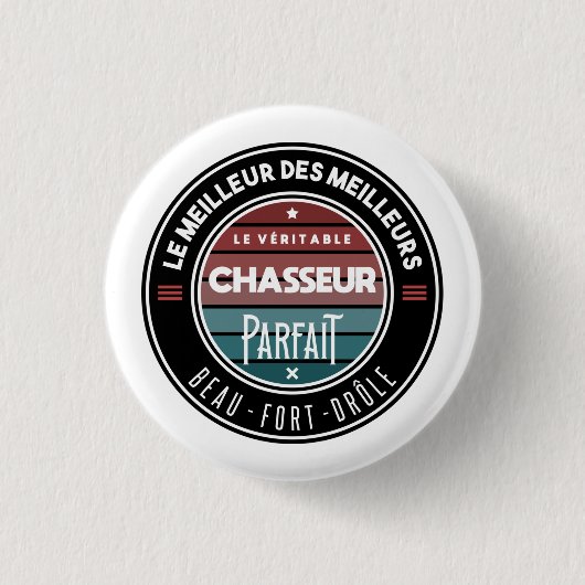 Der perfekte Jäger Button (Vorderseite)