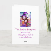 Der perfekte Kürbis - leere Karte (Rückseite)