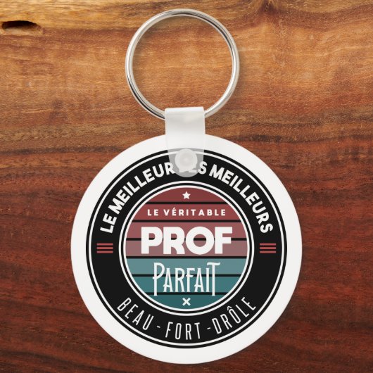 Der perfekte Lehrer Schlüsselanhänger (Vorderseite)