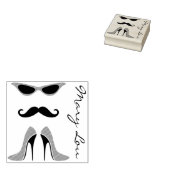 Der perfekte Look in Schwarz & Rot + Ihr Rücken & Gummistempel (Stempel)