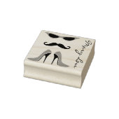 Der perfekte Look in Schwarz & Rot + Ihr Rücken & Gummistempel (Stempel)