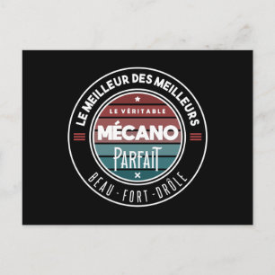 Der perfekte Mechaniker Postkarte