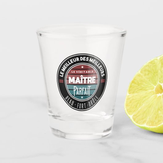 Der perfekte Meister Schnapsglas (Vorderseite)