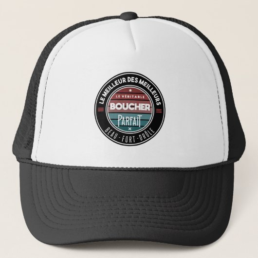 Der perfekte Metzger Truckerkappe (Vorderseite)