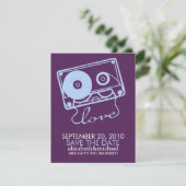 Der perfekte Mix - Hochzeit speichern Sie das Datu Save The Date (Stehend Vorderseite)
