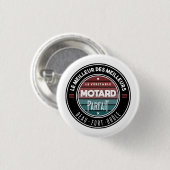 Der perfekte Motorradfahrer Button (Vorne & Hinten)
