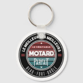 Der perfekte Motorradfahrer Schlüsselanhänger (Vorderseite)