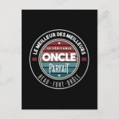 Der perfekte Onkel Postkarte (Vorderseite)