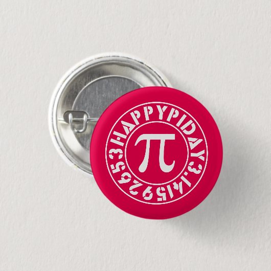 Der perfekte Pi-Tag Button (Vorne & Hinten)
