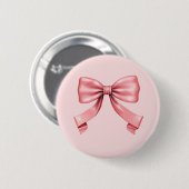 Der perfekte rosa Bow Button (Vorne & Hinten)