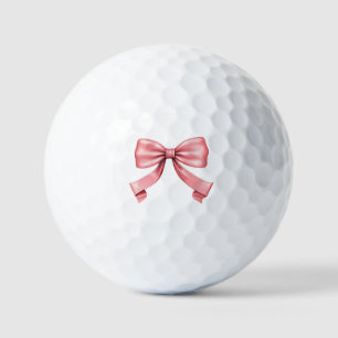 Der perfekte rosa Bow Golfball
