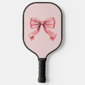 Der perfekte rosa Bow Pickleball Schläger (Rückseite)