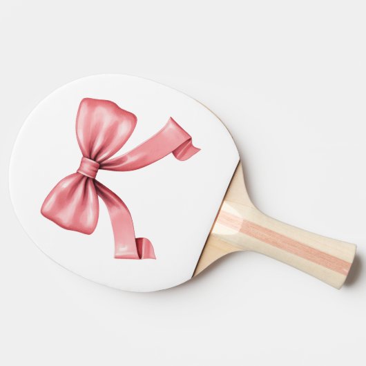 Der perfekte rosa Bow Tischtennis Schläger (Seitenansicht)