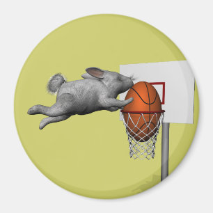 Der perfekte Slam Dunk im Osterhase Magnet