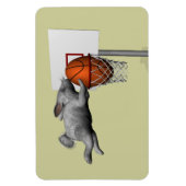 Der perfekte Slam Dunk im Osterhase Magnet (Vertikal)