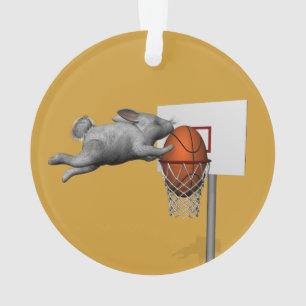 Der perfekte Slam Dunk im Osterhase Ornament