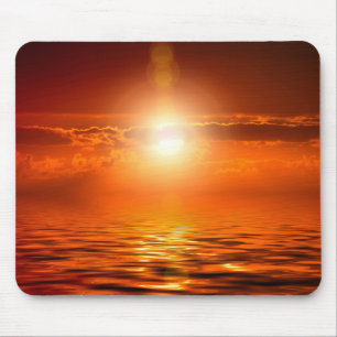 Der perfekte Sonnenuntergang Mousepad