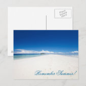Der perfekte Strand Postkarte (Vorne/Hinten)