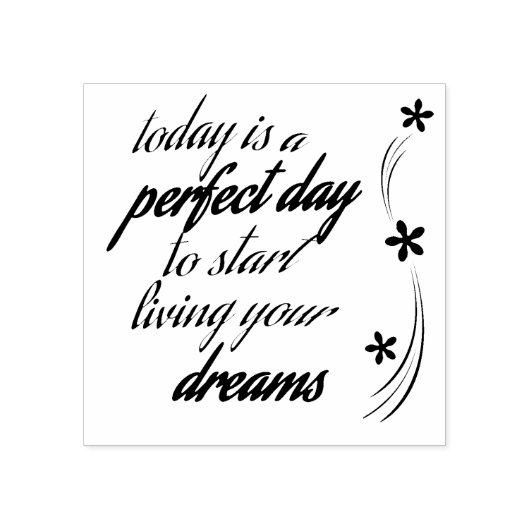 Der perfekte Tag Gummistempel (Prägung)