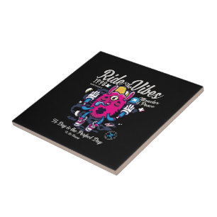 Der perfekte Tag, um glücklich zu sein Witziges Fliese