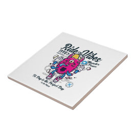 Der perfekte Tag, um glücklich zu sein | Witziges  Fliese