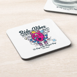 Der perfekte Tag, um glücklich zu sein | Witziges  Getränkeuntersetzer