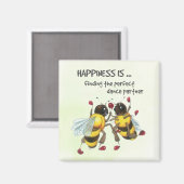 Der perfekte Tanzpartner Magnet (Vorderseite/Rückseite)