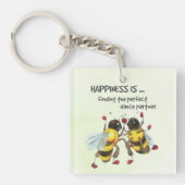 Der perfekte Tanzpartner Schlüsselanhänger (Vorderseite)