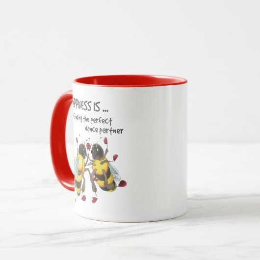 Der perfekte Tanzpartner Tasse (Vorderseite Links)