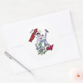 Der perfekte Typ Runder Aufkleber (Umschlag)