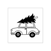 Der perfekte Weihnachtsbaum 2" x 2" Briefmarke Gummistempel (Prägung)