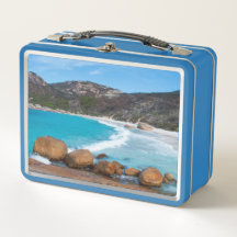 Der perfekte, weißer Strand und das blaue Meer