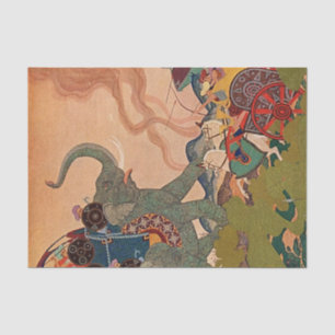 „Der Perlenkrieger“ von Edmund Dulac Seidenpapier