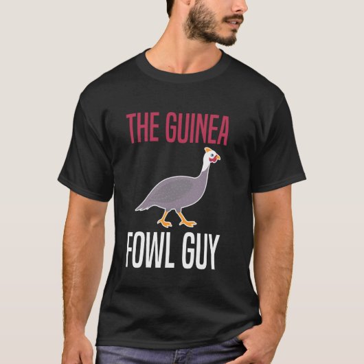Der Perlhuhn-Hühner-Vogel-Typ T-Shirt (Vorderseite)