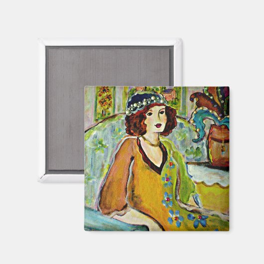 Der Perlhut Magnet (Vorderseite/Rückseite)