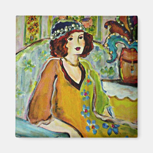 Der Perlhut Magnet (Vorne)