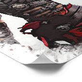 Der persische Kriegerprinz Poster (Ecke)