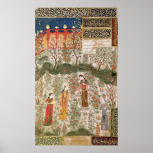 Der persische Prinz Humay Meeting der Chinese Poster