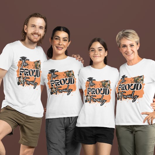 Der Personalisierte Abschluss der stolzen Familie T-Shirt