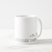 Der personalisierte Berater/die behilfliche Tasse (VorderseiteRechts)