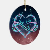 Der personalisierte Gott segnete den gebrochenen W Keramik Ornament (Rechts)