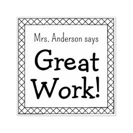 Der Personalisierte Klassenraum des Großarbeiters Permastempel