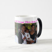 Der personalisierte Lob-Becher - addieren Sie Verwandlungstasse (VorderseiteRechts)