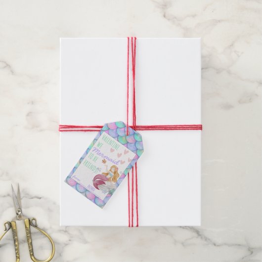 Der Personalisierte MERMAID des Klassenzimmers Val Geschenkanhänger (Mit Garn)