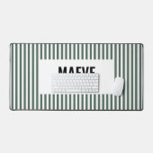 Der personalisierte, moderne und elegante Streifen Schreibtischunterlage (Tastatur & Maus)