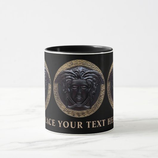 Der personalisierte Mug des Black Medusa High-End- Tasse (Zentrum)